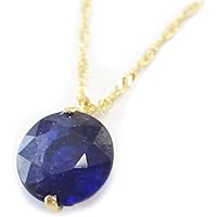 ユーちゃん様　天然サファイアペンダントネックレス Amazon | [MFYS] Jewelry 天然サファイア 四葉・クローバー